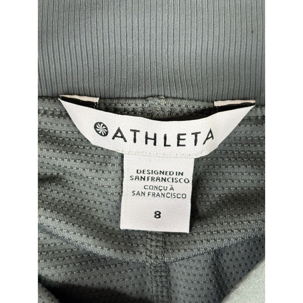 Athleta Skort Womens 8 Green Performance Stretch Golf Tennis Built In Shorts - Picture 4 of 10